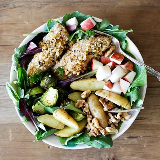 Chicken and Roasted Vegetable Salad