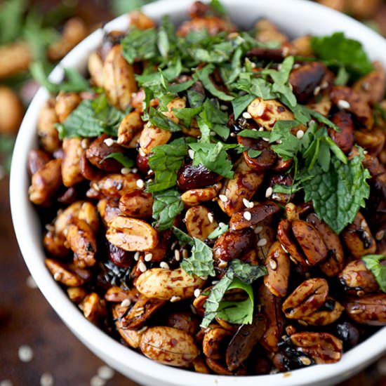Sweet Vinegar Peanuts