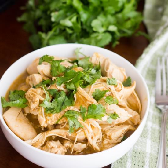 Salsa Verde Shredded Chicken