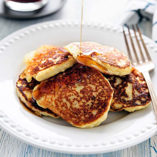Gluten-free Banana Ricotta Pancakes