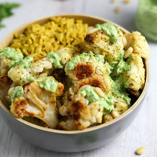 Marinated Roasted Cauliflower