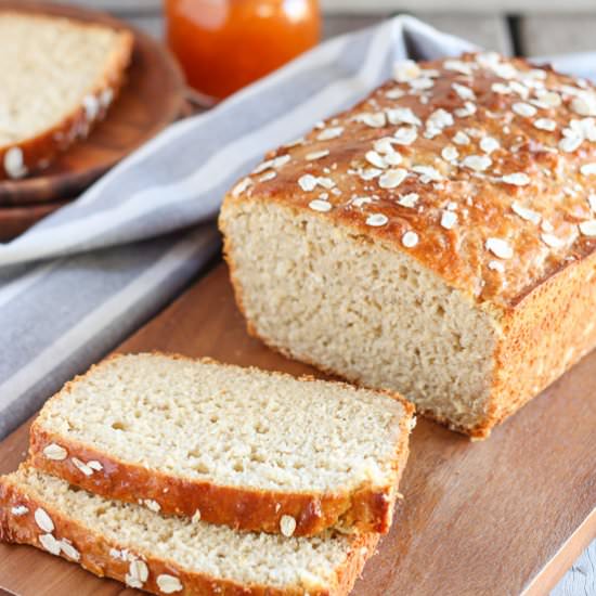 Honey Oat Quick Bread (no yeast)