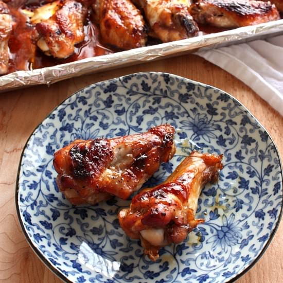 Baked Honey Soy Sauce Chicken Wings