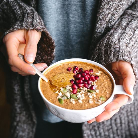 Chocolate Pear Overnight Oats