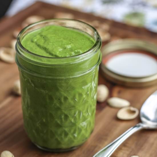 5 Min Pistachio Kale Sauce