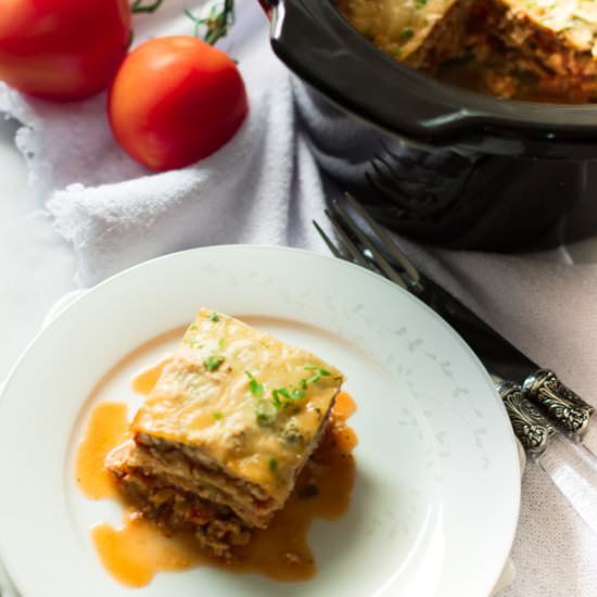 Slow Cooker Zucchini Lasagna