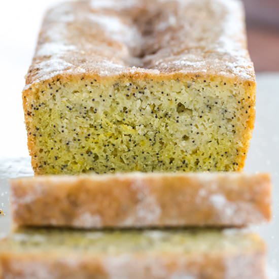 Lemon Poppy Seed Drizzle Loaf