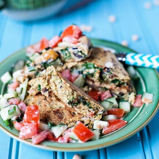Eggless Vegan Frittata