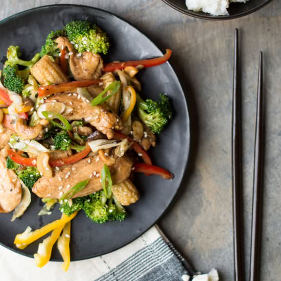 Cashew Chicken Stir Fry