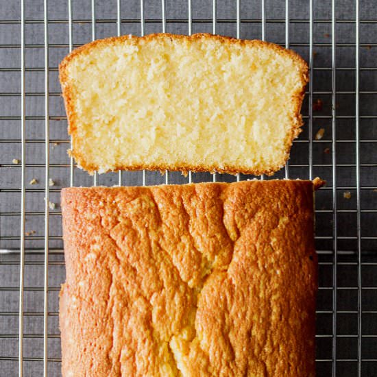 the metric pound cake