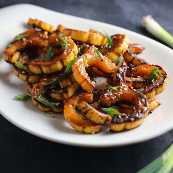 Delicata Squash, Miso-Maple Butter