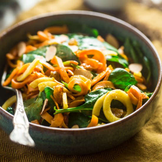Almond Sweet Potato Apple Salad