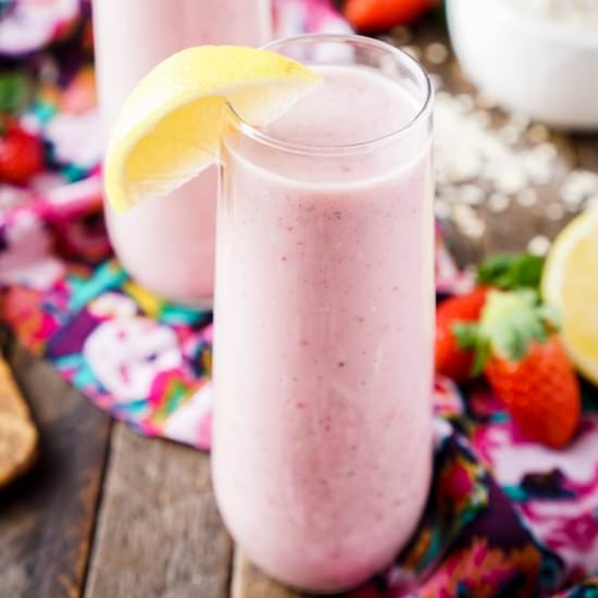 Strawberry Banana Lemon Smoothie