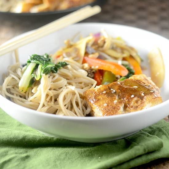 Black Garlic Asian Turbot