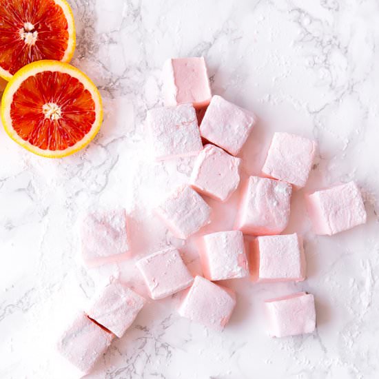 Blood Orange Marshmallows