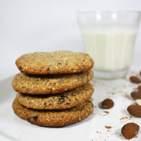 Almond Chocolate Chip Cookies