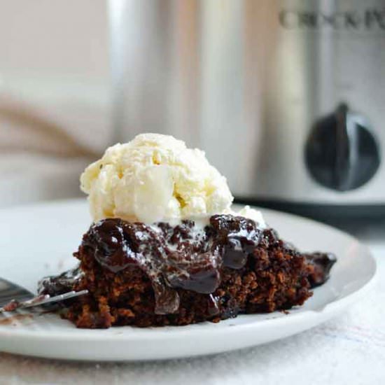 Slow Cooker Chocolate Stout Cake