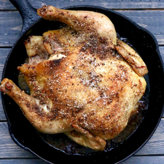 Cast Iron Roasted Chicken