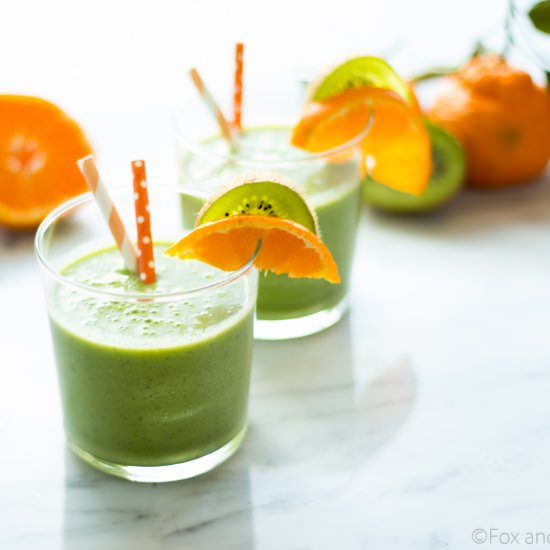 Kiwi Satsuma Green Smoothie