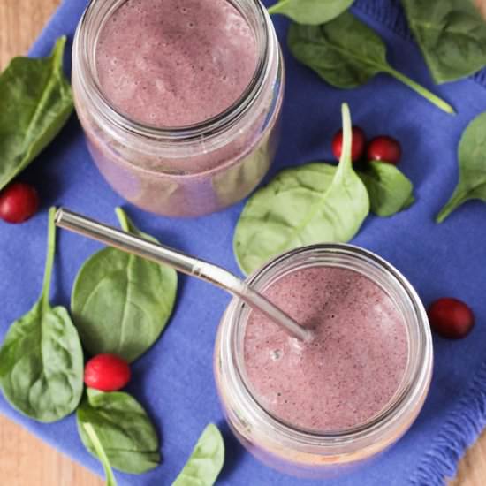 Coconut Water Smoothie w/ Berries