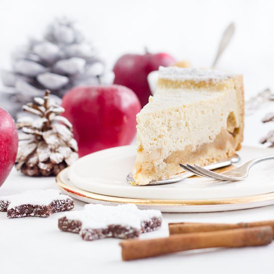 Baked Apple Cheesecake