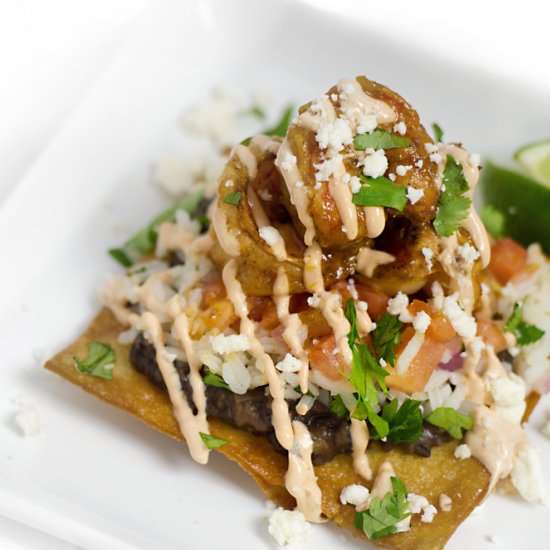Chipotle-Lime Shrimp Tostadas