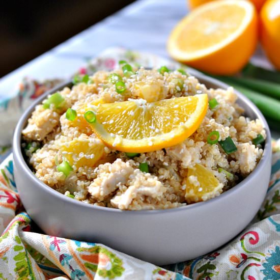 Orange Sesame Chicken Quinoa