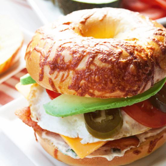Supreme Breakfast Bagel Sandwich