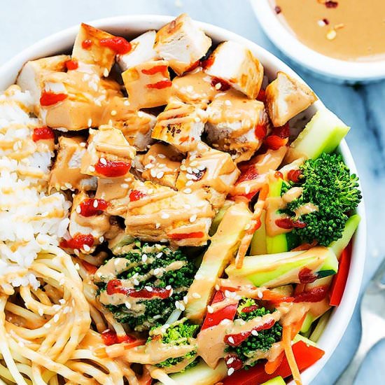 Bali Island Chicken Rice Bowls