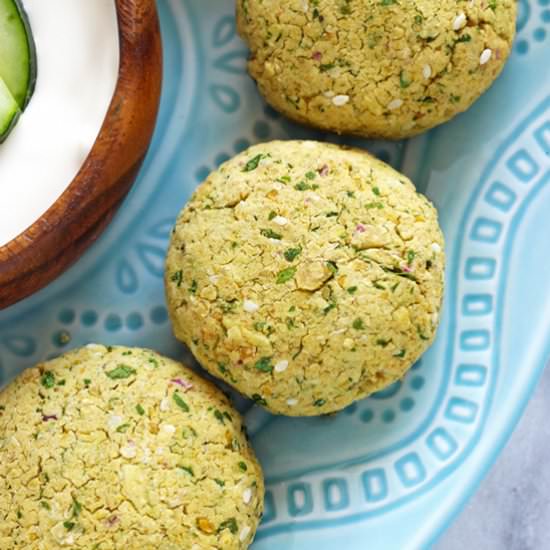 Baked Vegan Falafel