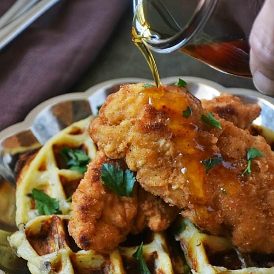 Chicken and Waffles Poutine