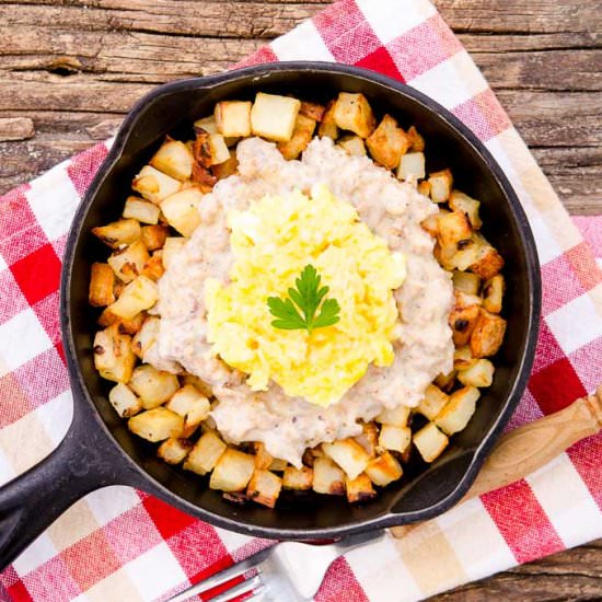 Southern Sausage Breakfast Poutine