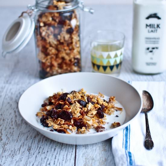 Cherry Ripe Granola
