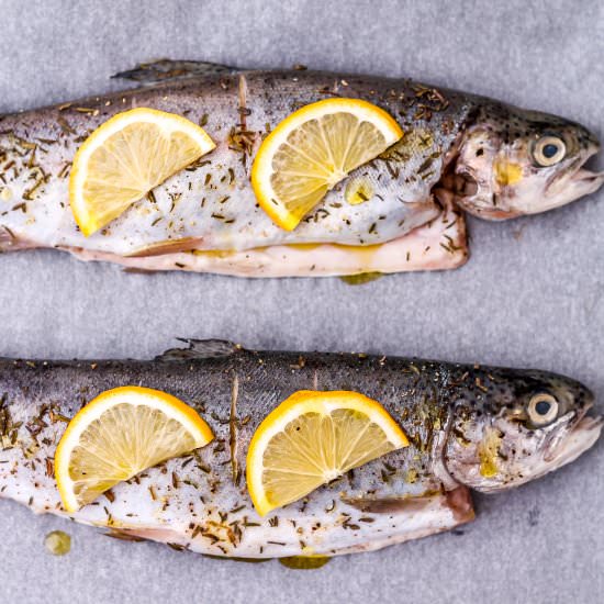 Baked Trout