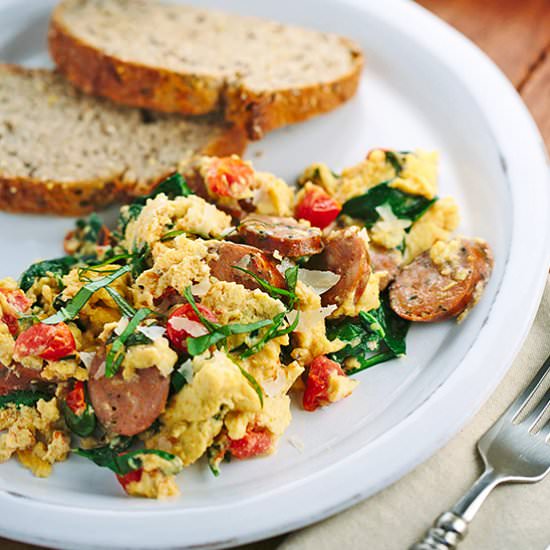 Breakfast Scramble with Sausage