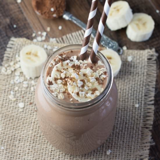 Coconut Banana & Chocolate Smoothie