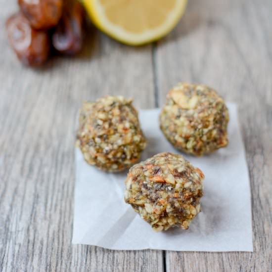 Lemon Energy Balls