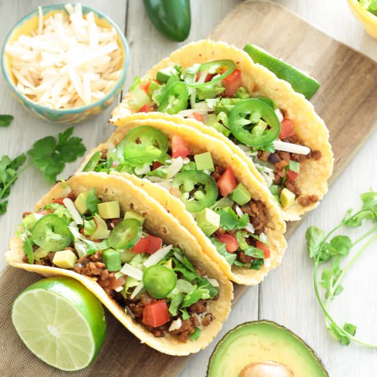 Thai Curry Tacos (Vegan)