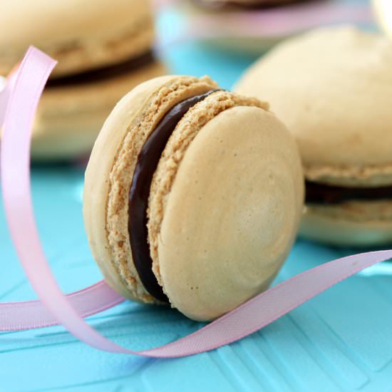 Espresso-Chocolate Macarons