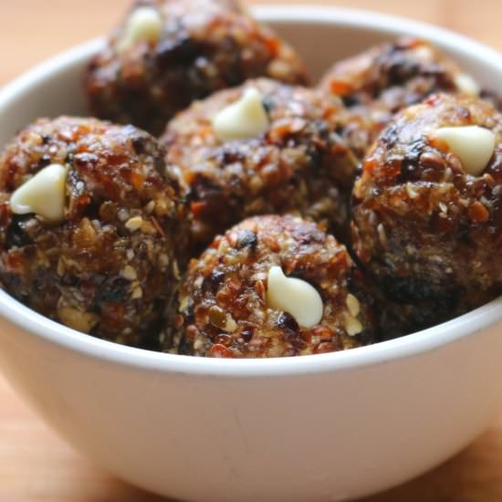White Chocolate Cherry Bites