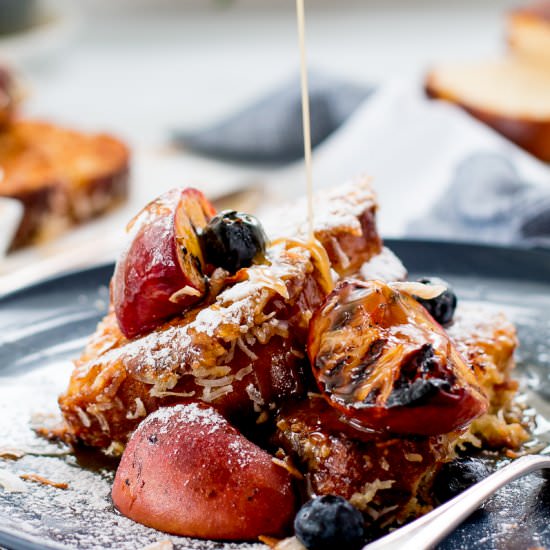 Coconut Brioche French Toast