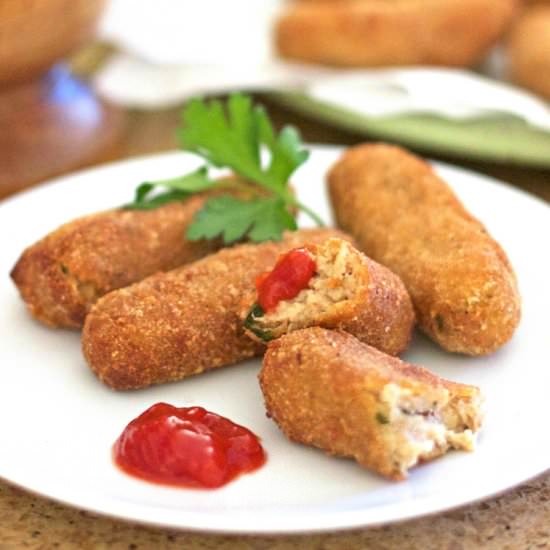 Leftover Turkey Croquettes