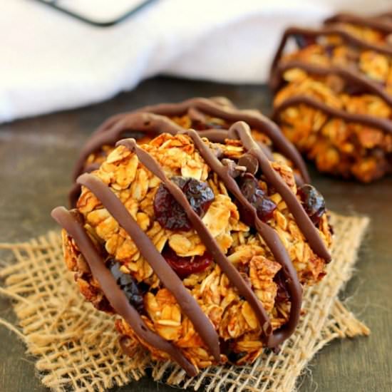 Chocolate Cherry Breakfast Cookies
