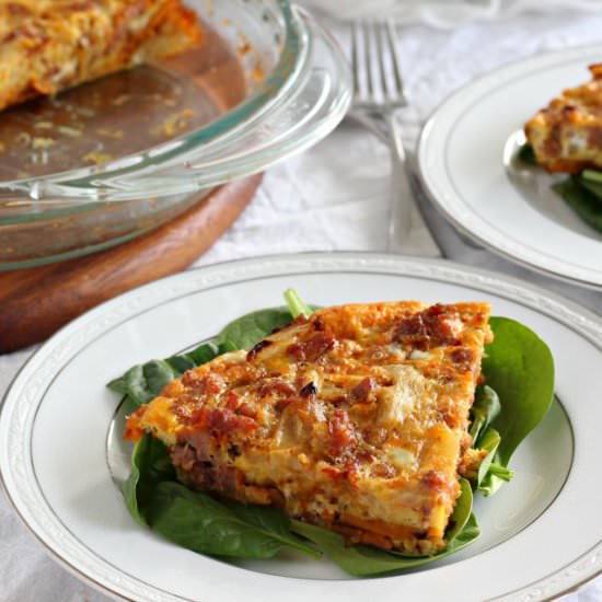 Sausage Sweet Potato Frittata