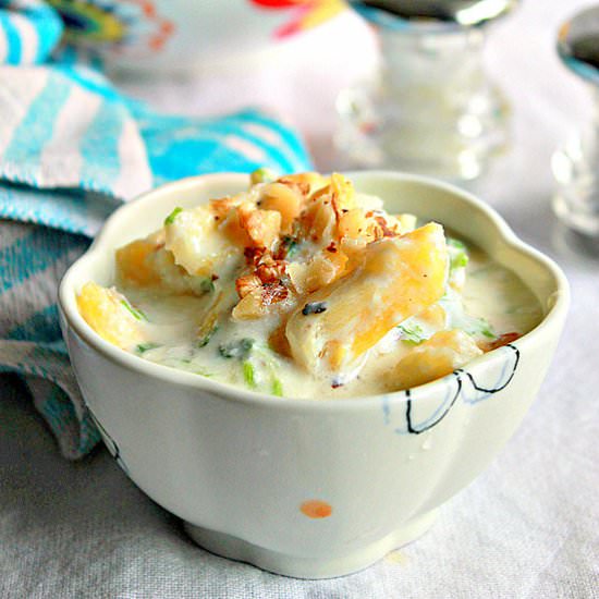 Pineapple And Walnut Raitha