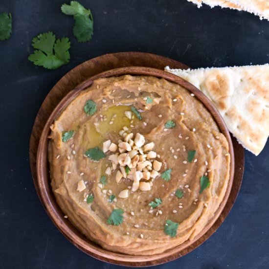 Thai Peanut Butter Hummus
