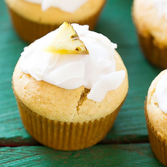 Coconut Pineapple Muffins