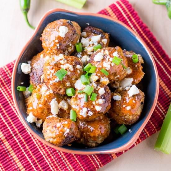 Buffalo Chicken Meatballs