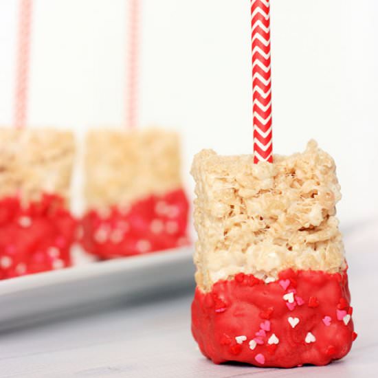 Valentine Rice Crispy Treats