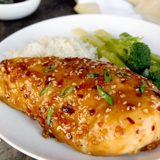 Einkorn Baked Sesame Chicken